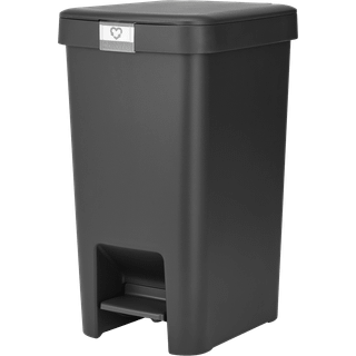 Brabantia StepUp Pedalspand, 16 Liter - i Genanvendt plast-Dark Grey