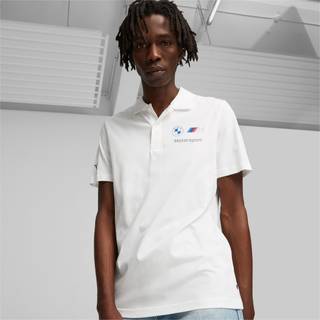 Men&#39;s Puma BMW M Motorsport&#39;s Polo T-Shirt, White T-Shirt, Clothing - White - M