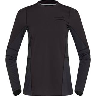 Norrøna Women's Senja Equaliser Lightweight Long Sleeve Caviar, M