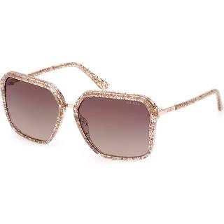Guess GU7888 59F 57 Solbriller Kvinder Brun - Transparent Glitter Brown Gold - 57mm