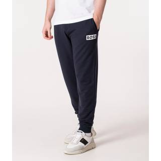 Boss Logo print sweatpants - Navy - Modish.dk