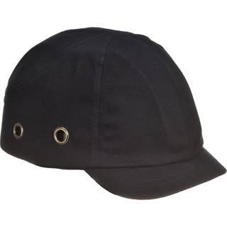 Bump cap m. kort skygge - Sort