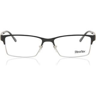 Sferoflex Mand SF2289 525 Optiske stel Metal Sort Firkantet