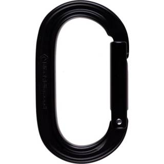 Oval Keylock Karabin - Black Diamond - Sort