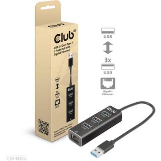 CLUB 3D Usb 3.2 Gen1 Type-A, 3 Ports