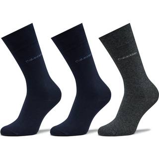 Calvin Klein 3-pak Men Classic Socks - Navy/Grey - One Size