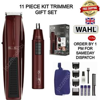 Wahl GroomEase Battery Beard & Trimmer Gavesæt - Burgundy - 5537-7017