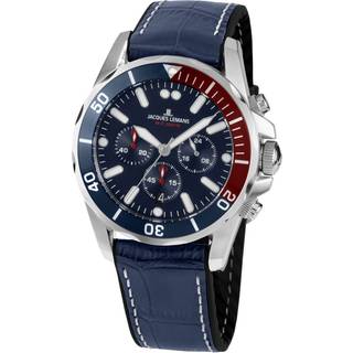 Jacques Lemans 1-2091B Liverpool Chronograph Herrenuhr 43mm 20ATM