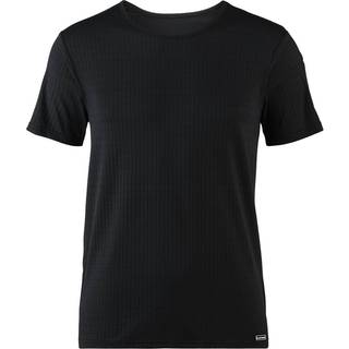bruno banani Herren T-Shirt rot Mikrofaser/Funktion unifarben