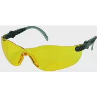 OX-ON Eyewear space comfort sikkerhedsbrille med gul UV linse. Justerbare stænger. Godkendelse: EN166