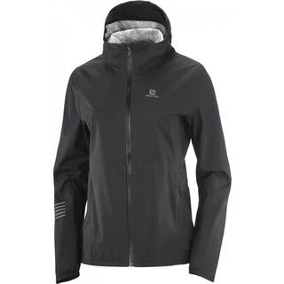 Salomon Bonatti WP damejakke 10.000mm, black/mallard blue-XL