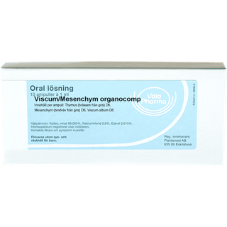 Allergica Viscum/Mesenchym organocomp - 10 x 1 ml