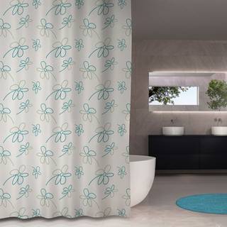 Debel Gipsy Badeforhæng i turkis 180 x 200 cm