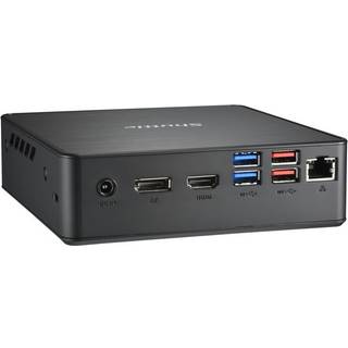 Shuttle XPC Nano PC NC40U5, Intel Core i5-1235U, 1x HDMI, 1x DP,1xUSB-C/DP, 6x USB3.2, 1x 2.5" bay, 2x M.2, 1x LAN, RAID, 24/7 permanent operation, incl. VESA & Stand