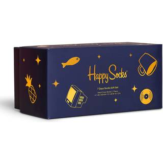 Happy socks 7-pak 7-Day Gift Box - Green/Yellow - Str 41/46