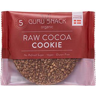 Guru Snack Raw Cocoa Cookie Økologisk Enkeltvis Indpakket - 55 g