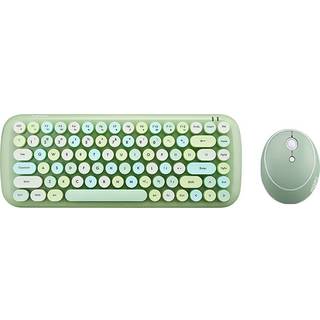 Trådløst tastatur og mus sæt MOFII Candy 2.4G - Grøn