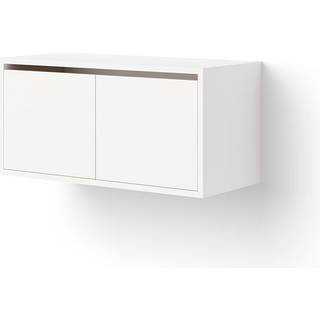 New Works Cabinet Reol Lav Med Døre Hvid