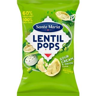 Santa Maria 4 x Linsechips m. Sour Cream &amp; Onion