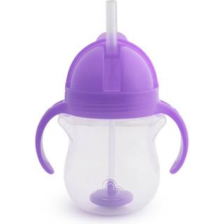 Munchkin Click Lock™ Tip & Sip Kop med sugerør med vægt Purple 6 m+ 207 ml - 207 ml
