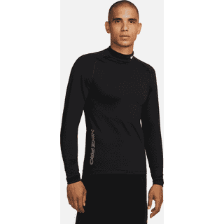 Langærmet T-shirt Nike Pro Warm Men s Long-Sleeve Mock Neck Training Top dq6607-010 Størrelse XXL