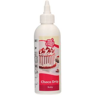 Ruby Choco Cake Drip - 180g, FunCakes