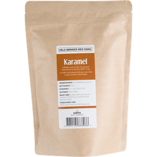Karamel hele kaffebønner