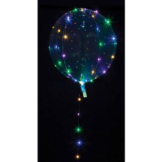 Party Kugel Ballon mit bunter LED Lichterkette