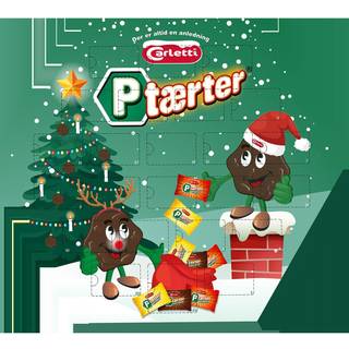 Carletti P-Tærter Julekalender, 243,5g