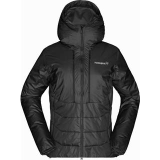 Norrøna Women's Trollveggen Primaloft100 Zip Hood Caviar, XS