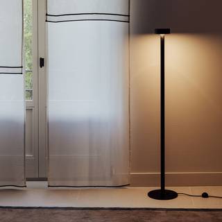 Milan Peak Lane LED-gulvlampe sort 130 cm