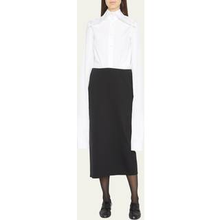 The Row Alumo midi skirt - black - XL