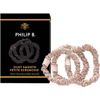 Philip B Petite Champagne Scrunchie - 3 stk.