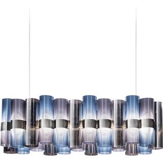 Slamp - LED-hængelampe La Lollo, blå/violet, 100 cm
