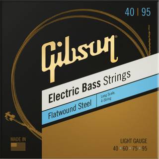 Gibson 40-95 Long Scale Flatwound EB Strings Light