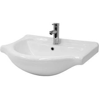 ML-Design keramisk vask hvid 67,5x21,5x51,5 cm, indbygget vask