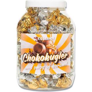 Chokokugler Karamel 6 x 1 kg Guld/sølv