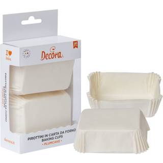 Mini Bageforme Hvid - 36 stk., Decora