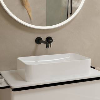 hansgrohe Tecturis S håndvaskarmatur til indbygning i væg m/225 mm tud i mat sort