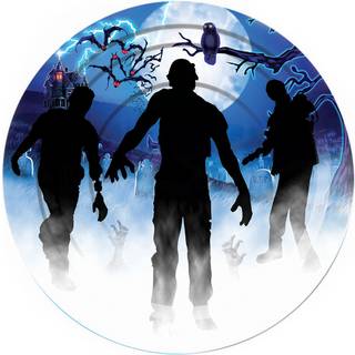 Zombie Party Pappteller 8 Stück