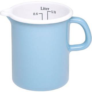 Riess Classic Nature Blue Küchenmaß 0,5 L - Emaille - Blau
