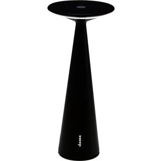 Zafferano Dama genopladelig bordlampe IP54 sort