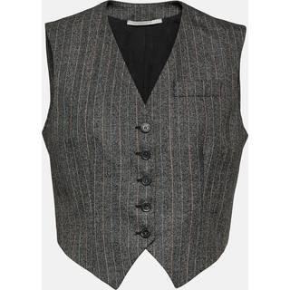 Stella McCartney Cropped wool vest - grey - 4 XS