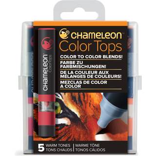 Chameleon 5 Pen Warm tones color tops set
