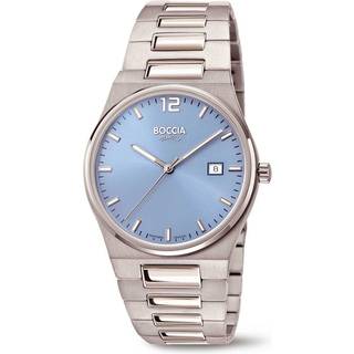 Boccia 3661-01 Herrenuhr Titanium Saphirglas 39mm 5ATM