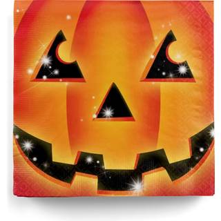 Halloween Kürbis Servietten 16 St.