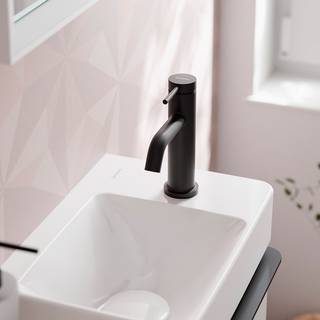 hansgrohe Tecturis S 1-grebs håndvaskarmatur 108mm tud t/hv u/bv mat sort