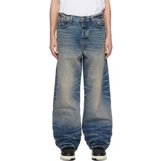 Amiri Baggy wide-leg jeans - blue - 32