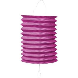 Kinesiske papirlanterner - Fuchsia 16 x 20 cm