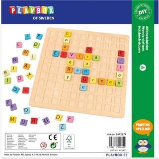 Playbox Alfabetbræt 100 Bogstaver